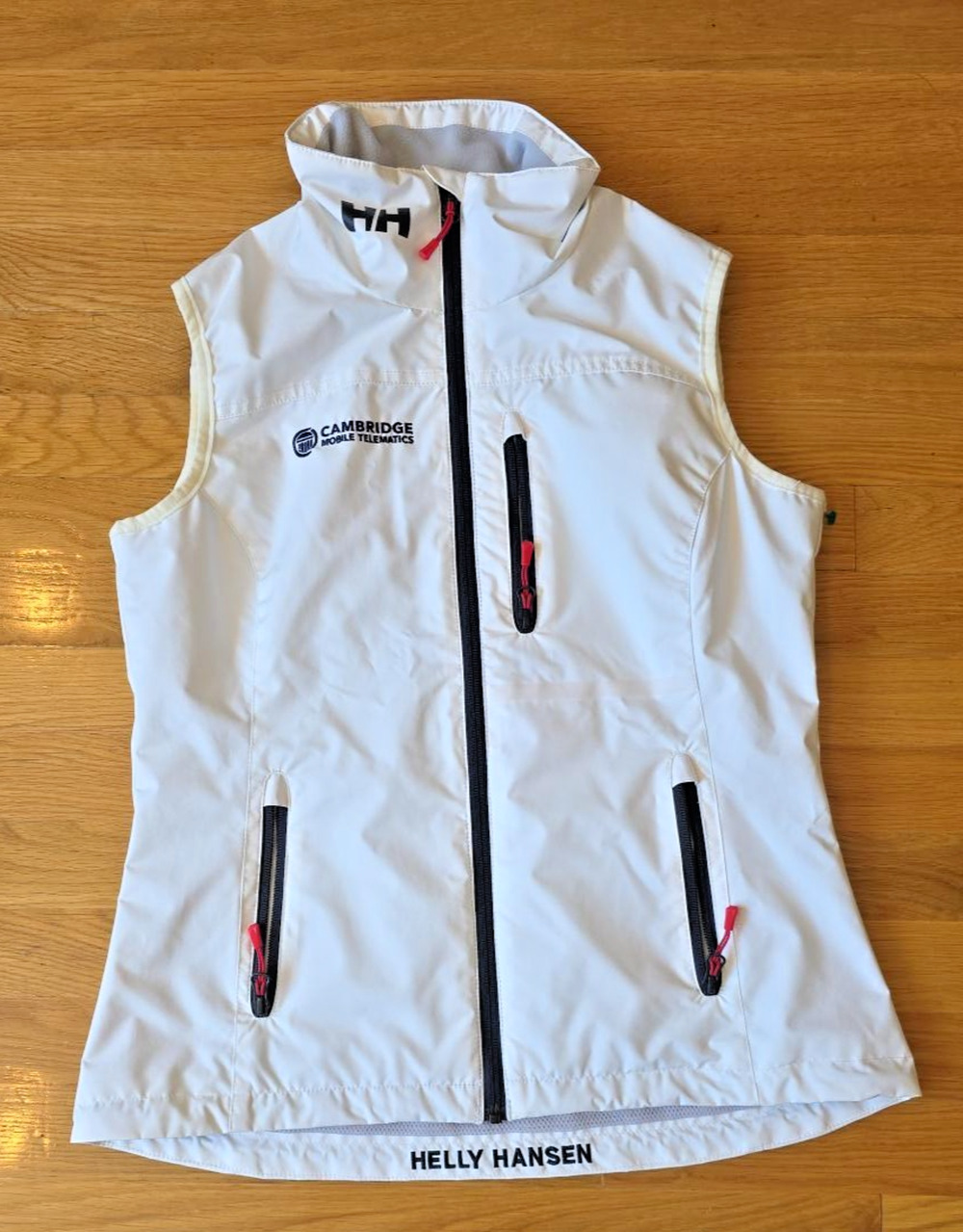 Helly Hansen Crew Vest S White Helly Tech Waterproof Windproof Sailing Nautical